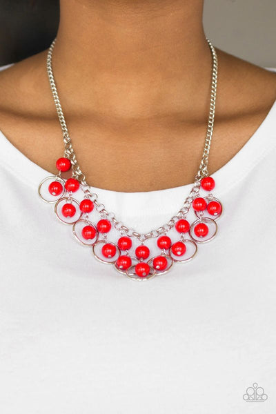 Really Rococo - Red - Paparazzi Necklace