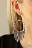 Paparazzi - SOL Food - Black Earrings
