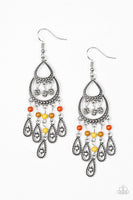 Eastern Excursion - Multi - Paparazzi Earrings #2597