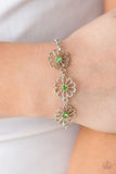 Dancing Daffodils - Green - Paparazzi Clasp Bracelet