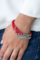 Mega Magnetic - Red - Paparazzi Magnetic Bracelet 2394(D)
