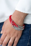 Mega Magnetic - Red - Paparazzi Magnetic Bracelet 2394(D)