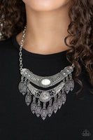 Island Queen - White - Paparazzi Necklace