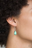 Jaw-Dropping Diva - Green - Paparazzi Necklace