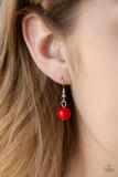Walk This BROADWAY- Red - Paparazzi Necklace