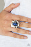 Fairytale Magic - Blue - Paparazzi Cat's Eye Stone Ring