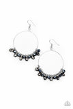 Paparazzi - Crystal Collaboration - Blue Earrings