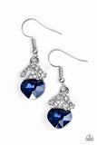 The Show Must GLOW On! - Blue - Paparazzi Earrings #4827