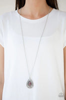 Paparazzi - Modern Majesty - Purple Moonstone Necklace #1772 (D)
