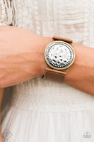 Hold On To Your Buckle - Brown - Paparazzi Bracelet Fashion Fix
