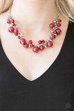 The Upstater - Red - Paparazzi Necklace #2591 (D)