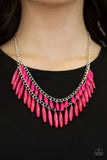 Paparazzi - Speak Of The DIVA - Pink Necklace #1904 (D)