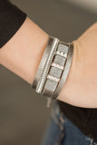 FAME Night - Silver - Paparazzi Clasp Bracelet