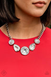 All the World's My Stage - White - Paparazzi Necklace Fashion Fix #4956 (D)