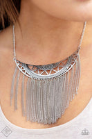 Paparazzi - Empress Excursion - Silver Necklace #1681 (D)