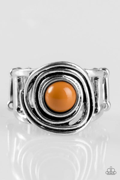 Out Of Control - Brown - Paparazzi Ring #3642