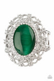 BAROQUE The Spell - Green - Paparazzi Moonstone Ring #4868