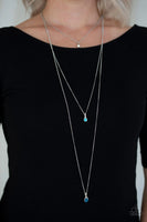 Crystal Chic - Blue - Paparazzi Necklace