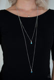 Crystal Chic - Blue - Paparazzi Necklace