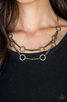 Paparazzi - Circus Couture - Brass Necklace #3031 (D)