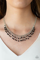 Paparazzi - Sporadic Sparkle - Black Necklace
