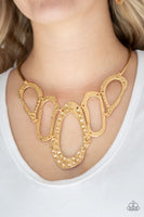 Prime Prowess - Gold  Paparazzi Necklace