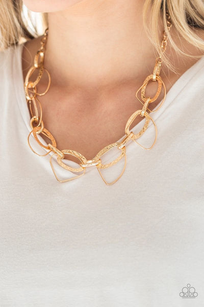 Very Avant-Garde - Gold - Paparazzi Necklace