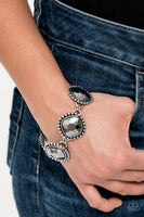 Megawatt - Silver - Paparazzi Clasp Bracelet #2677 (D)