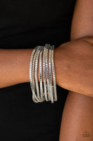 Out Of The Box - Silver - Paparazzi Clasp Bracelet #3687 (D)
