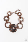Way Wild - Copper - Paparazzi Clasp Bracelet
