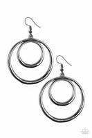 Put Your SOL Into It - Black - Paparazzi Earrings
