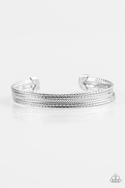 High Fashion - Silver - Paparazzi Cuff Bracelet