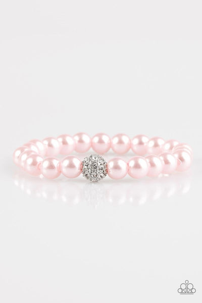 Im Here For The Bride - Pink - Paparazzi Stretchy Bracelet #2251 (D)