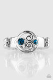 Oceanic Bliss - Blue - Paparazzi Ring #817
