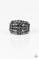 Paparazzi - Truly Treasured - Black - Paparazzi Ring