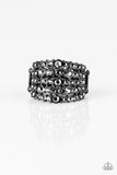 Paparazzi - Truly Treasured - Black - Paparazzi Ring