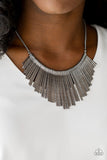 Metallic Mane - Black - Paparazzi Necklace #1579 (D)