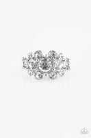 Billion Dollar Bombshell - White - Paparazzi Ring