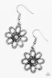 Fashion Floret - White - Paparazzi Flower Earrings #2761 (D)