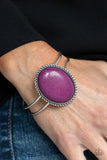 Paparazzi - Colorado Canyoner - Purple Hinged Bracelet