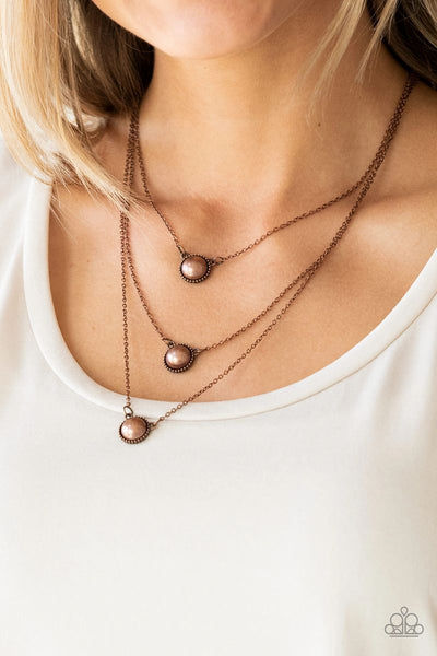 A Love For Luster - Copper - Paparazzi Necklace