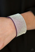 Paparazzi - Roll With The Punches - Purple Snap Bracelet #2799