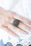 Up In ARMOR - Black - Paparazzi Ring