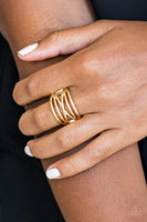 Way Wayward - Gold - Paparazzi Ring