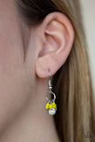 Twinkling Trinkets - Yellow - Paparazzi Earrings #113 (D)