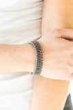 Rise With The Sun - Silver - Paparazzi Stretchy Bracelet #442