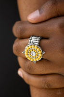 High-Tide Pool Party - Yellow - Paparazzi Ring