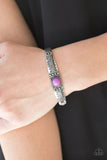 Singing Sahara - Purple - Paparazzi Cuff Bracelet