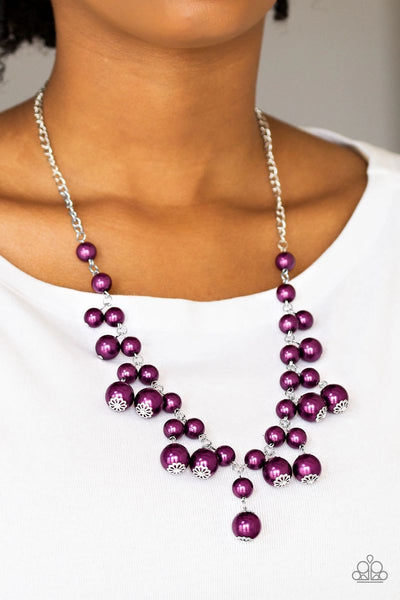 Soon To Be Mrs. - Purple - Paparazzi Necklace