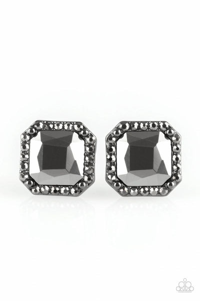 Act Your AGELESS - Black - Paparazzi Post Earrings #2120 (D)